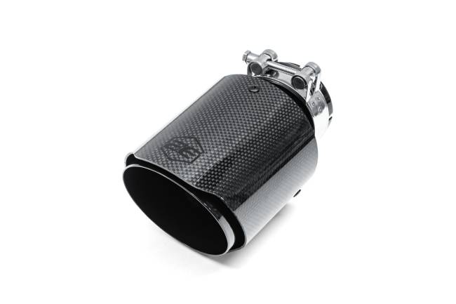 AERO Exhaust - AERO Exhaust - 10115 Carbon Fiber Exhaust Tip - 4.0" Angle Cut Outlet / 2.5" Inlet / 6.5" Length - Image 1