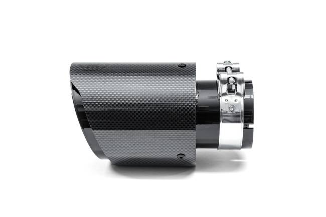 AERO Exhaust - AERO Exhaust - 10115 Carbon Fiber Exhaust Tip - 4.0" Angle Cut Outlet / 2.5" Inlet / 6.5" Length - Image 2