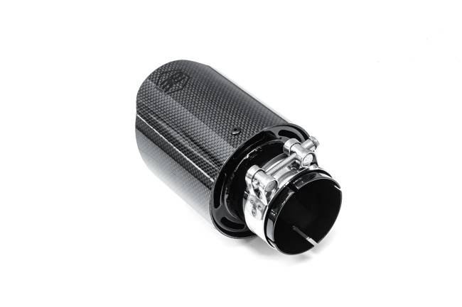 AERO Exhaust - AERO Exhaust - 10115 Carbon Fiber Exhaust Tip - 4.0" Angle Cut Outlet / 2.5" Inlet / 6.5" Length - Image 3