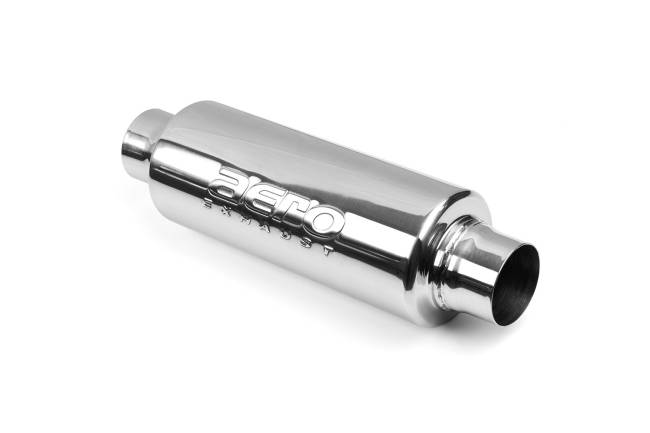 AERO Exhaust - AERO Exhaust - AR225 Stainless Steel Resonator - 2.25" Center In / 2.25" Center Out - Image 2