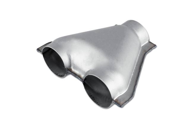 Street Armor - Street Armor - SA160A Aluminized Steel Bare Y-Pipe - 2.25" In / 2.25" Out - Image 1