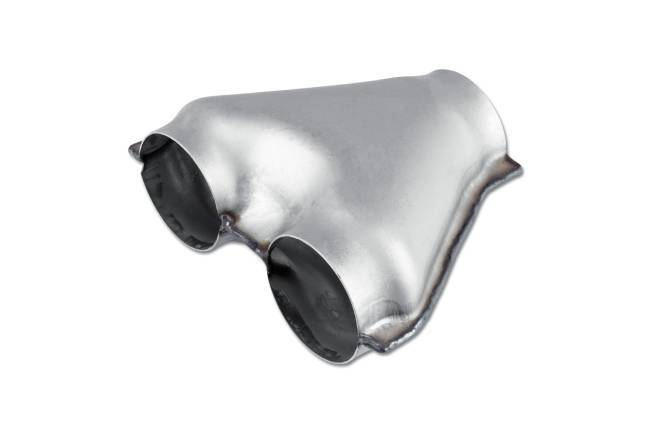 Street Armor - Street Armor - SA160B Aluminized Steel Bare Y-Pipe - 2.5" In / 2.5" Out - Image 1