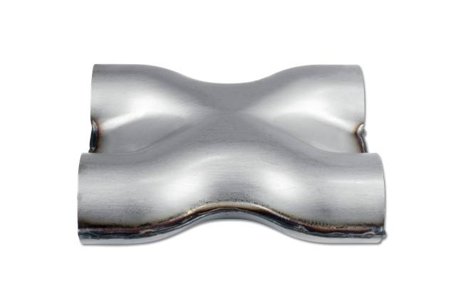 Street Armor - Street Armor - SA169 Stainless Steel Bare X-Pipe - 2.25" In / 2.25" Out - Image 3