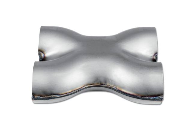 Street Armor - Street Armor - SA169A Stainless Steel Bare X-Pipe - 2.5" In / 2.5" Out - Image 3