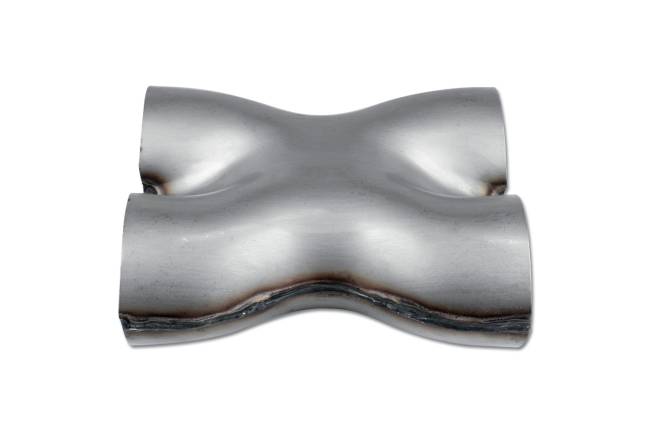 Street Armor - Street Armor - SA169B Stainless Steel Bare X-Pipe - 3.0" In / 3.0" Out - Image 3