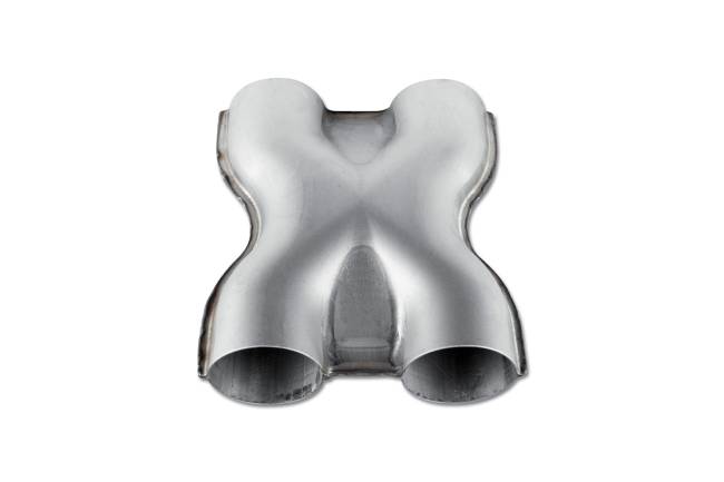 Street Armor - Street Armor - SA168 Aluminized Steel Bare X-Pipe - 2.25" In / 2.25" Out - Image 2