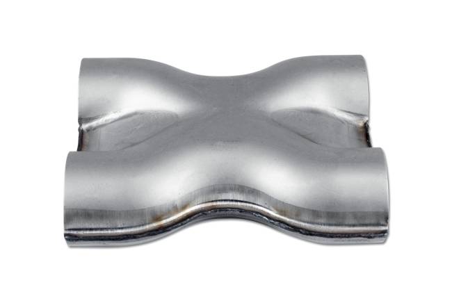 Street Armor - Street Armor - SA168 Aluminized Steel Bare X-Pipe - 2.25" In / 2.25" Out - Image 3
