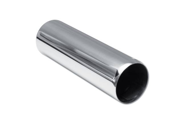 Street Style - Street Style - SS2527590 Polished Stainless Single Wall Exhaust Tip - 2.75" Straight Cut Rolled Edge Outlet / 2.5" Inlet / 9.0" Length - Image 3