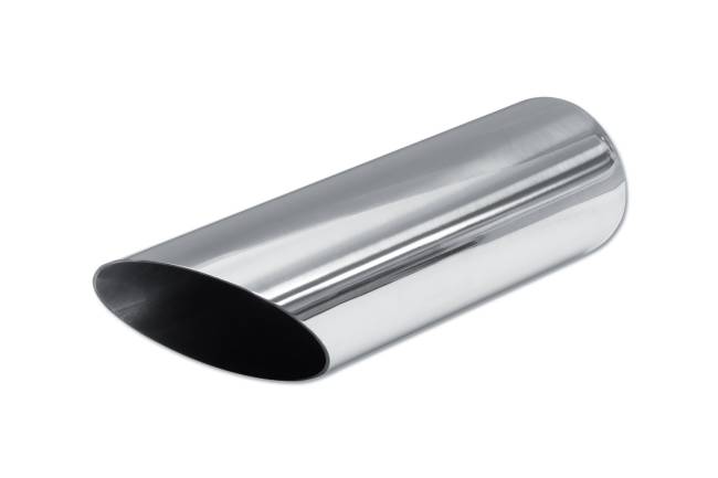Street Style - Street Style - SS2527590AC Polished Stainless Single Wall Exhaust Tip - 2.75" Angle Cut Outlet / 2.5" Inlet / 9.0" Length - Image 1