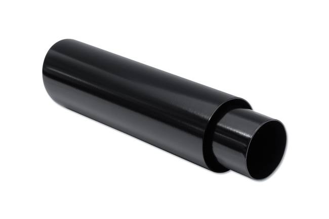 Street Style - Street Style - SS013A12BLK Black Powder Coat Double Wall Exhaust Tip - 3.0" Angle Cut Outlet / 2.25" Inlet / 12.0" Length - Image 3