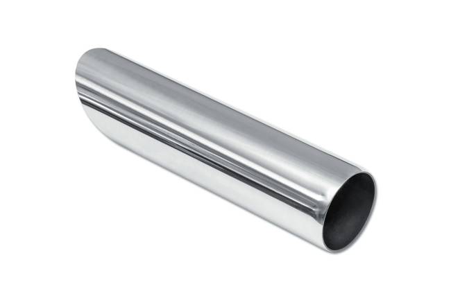 Street Style - Street Style - SS202409AC Polished Stainless Single Wall Exhaust Tip - 2.25" 45° Angle Cut Outlet / 2.0" Inlet / 9.0" Length - Image 3