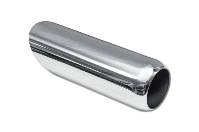 Street Style - Street Style - SS243009AC Polished Stainless Single Wall Exhaust Tip - 3.0" 45° Angle Cut Outlet / 2.25" Inlet / 9.0" Length - Image 3