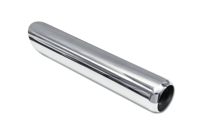 Street Style - Street Style - SS243016AC Polished Stainless Single Wall Exhaust Tip - 3.0" 45° Angle Cut Outlet / 2.25" Inlet / 16.0" Length - Image 3