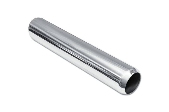 Street Style - Street Style - SS243016RAC Polished Stainless Single Wall Exhaust Tip - 3.0" 15° Angle Cut Rolled Edge Outlet / 2.25" Inlet / 16.0" Length - Image 3