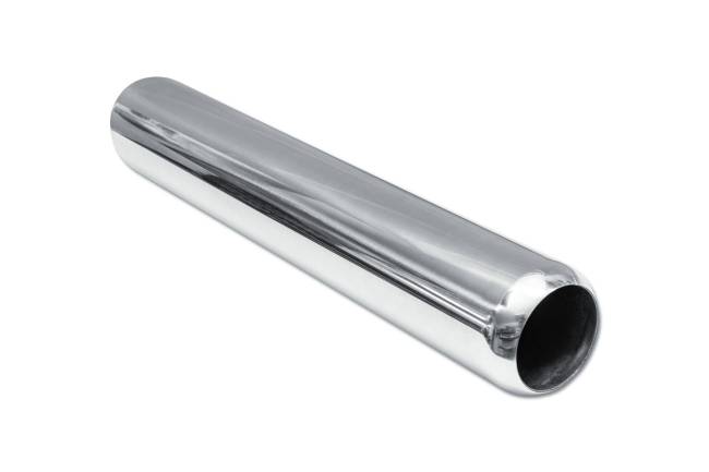 Street Style - Street Style - SS243018RAC Polished Stainless Single Wall Exhaust Tip - 3.0" 15° Angle Cut Rolled Edge Outlet / 2.25" Inlet / 18.0" Length - Image 3