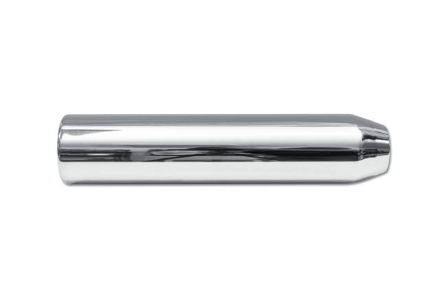 Street Style - Street Style - SS243516RPL Polished Stainless Single Wall Exhaust Tip - 3.5" Straight Cut Rolled Edge Outlet / 2.25" Inlet / 16.0" Length - Image 2