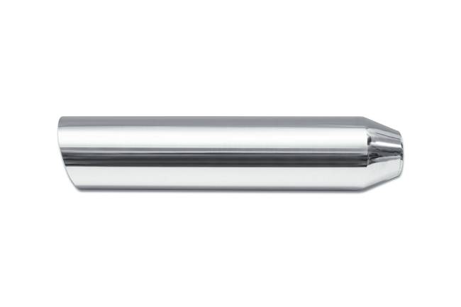 Street Style - Street Style - SS244018AC15 Polished Stainless Single Wall Exhaust Tip - 4.0" 15° Angle Cut Outlet / 2.25" Inlet / 18.0" Length - Image 2