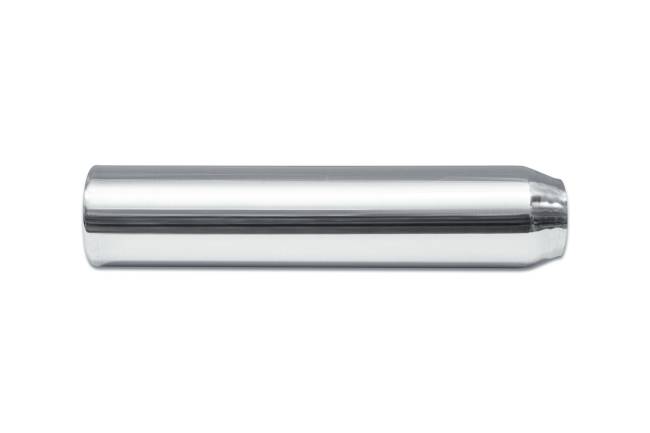 Street Style - Street Style - SS253516RPL Polished Stainless Single Wall Exhaust Tip - 3.5" Straight Cut Rolled Edge Outlet / 2.5" Inlet / 16.0" Length - Image 2