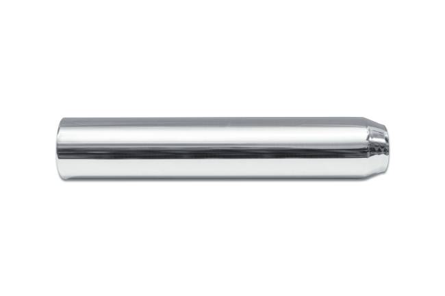 Street Style - Street Style - SS253518RPL Polished Stainless Single Wall Exhaust Tip - 3.5" Straight Cut Rolled Edge Outlet / 2.5" Inlet / 18.0" Length - Image 2