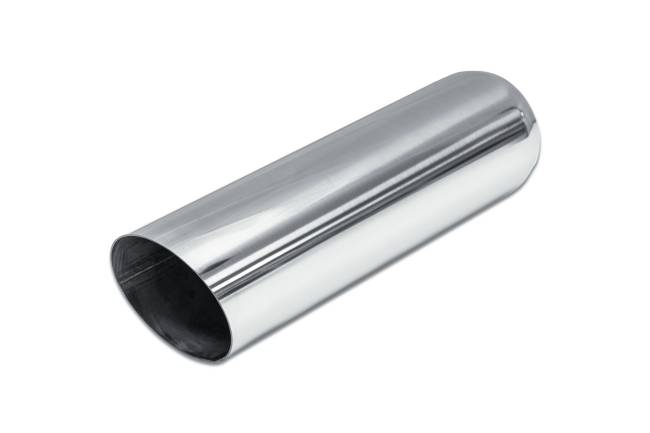 Street Style - Street Style - SS303512AC15 Polished Stainless Single Wall Exhaust Tip - 3.5" 15° Angle Cut Outlet / 3.0" Inlet / 12.0" Length - Image 1