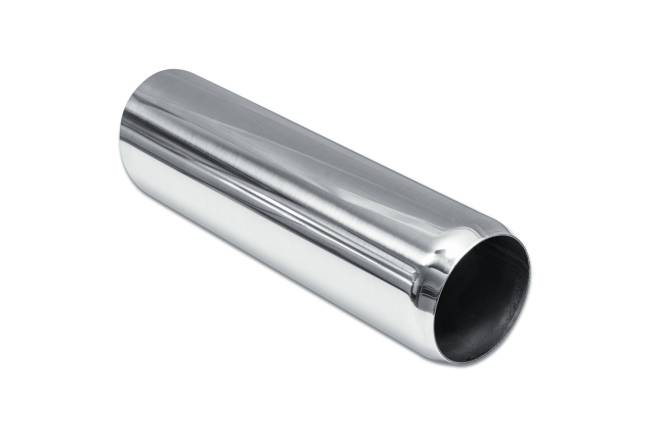 Street Style - Street Style - SS303512AC15 Polished Stainless Single Wall Exhaust Tip - 3.5" 15° Angle Cut Outlet / 3.0" Inlet / 12.0" Length - Image 3