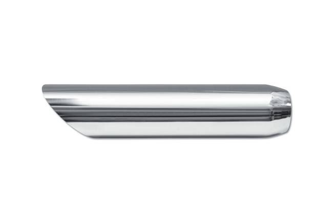 Street Style - Street Style - SS304018AC Polished Stainless Single Wall Exhaust Tip - 4.0" 45° Angle Cut Outlet / 3.0" Inlet / 18.0" Length - Image 2