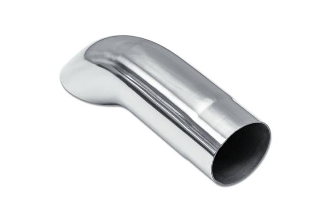 Street Style - Street Style - SS4509TD Polished Stainless Single Wall Exhaust Tip - 2.25" Turn Down Outlet / 2.25" Inlet / 9.0" Length - Image 3