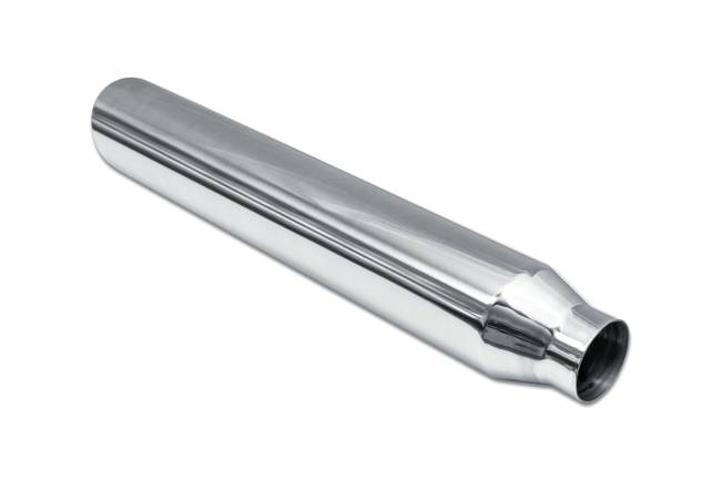 Street Style - Street Style - SS4722RAC Polished Stainless Single Wall Exhaust Tip - 3.5" 15° Angle Cut Rolled Edge Outlet / 2.25" Inlet / 22.0" Length - Image 3