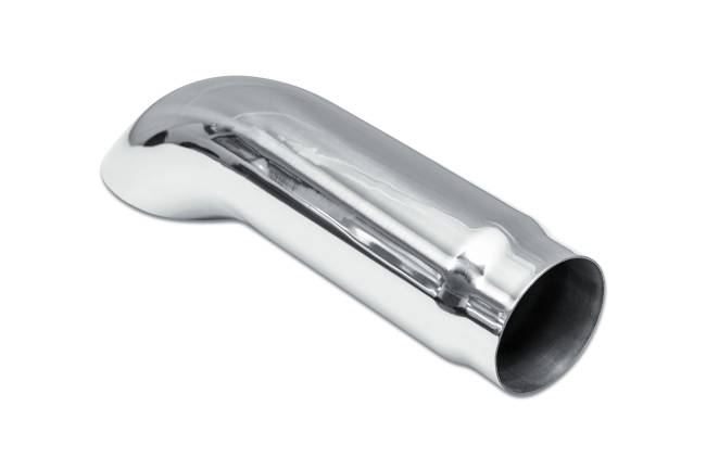 Street Style - Street Style - SS6615TD Polished Stainless Single Wall Exhaust Tip - 3.0" Turn Down Outlet / 3.0" Inlet / 15.0" Length - Image 3