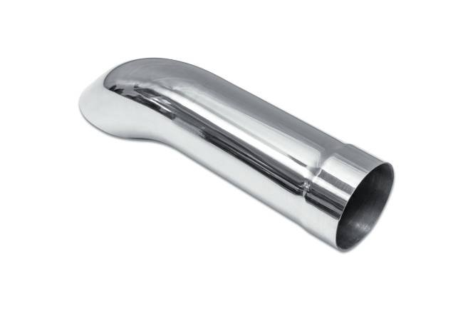 Street Style - Street Style - SS7715TD Polished Stainless Single Wall Exhaust Tip - 3.5" Turn Down Outlet / 3.5" Inlet / 15.0" Length - Image 3