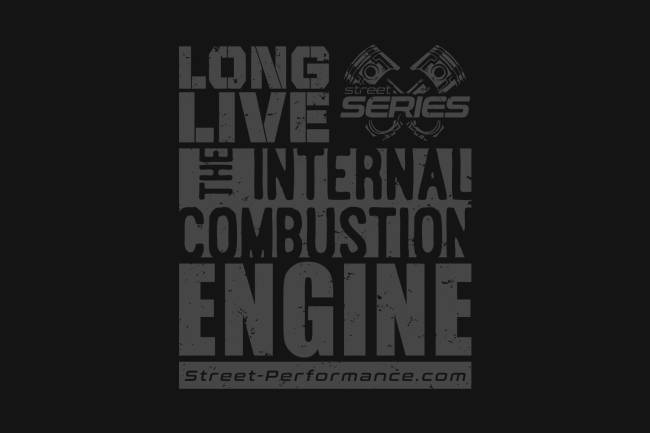 Street Series - Street Series - "Long Live the Internal Combustion Engine" T-Shirt - Black - Image 2