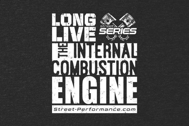 Street Series - Street Series - "Long Live the Internal Combustion Engine" T-Shirt - Heather Gray - Image 2