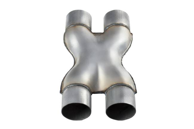 Street Armor - Street Armor - SA149A Aluminized Steel X-Pipe - 2.5" In / 2.5" Out - Image 2