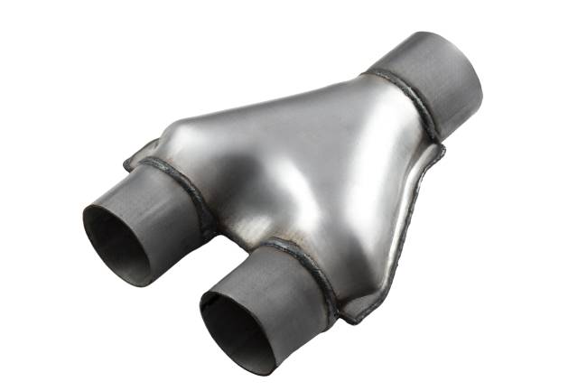 Street Armor - Street Armor - SA150C Aluminized Steel Y-Pipe - 2.5" In / 2.25" Out - Image 1